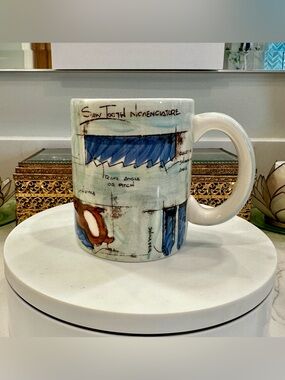 VTG Restoration Hardware Collectible Antique Tool Mug/Coffee Cup EUC